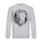 Versus Versace 范瑟丝 男士棉质圆领长袖套头衫 BU90573 BJ20643 B8636-灰色狮头图案 L