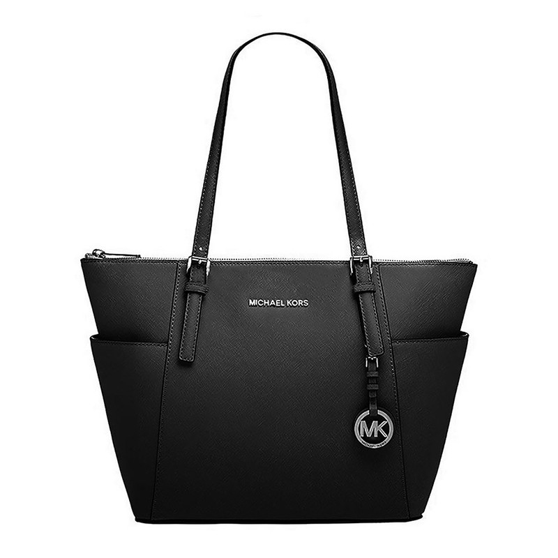 MICHAEL KORS 迈克·科尔斯 MK女包 JET SET ITEM系列牛皮手提包单肩包 30F2STTT8L 黑色
