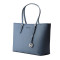 MICHAEL KORS Jet Set Travel金属吊饰拉链牛皮女士单肩包 30T5STVT2L 牛仔蓝色