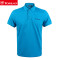 探路者（TOREAD）户外春夏男女polo衫弹力速干短袖翻领T恤TAJE81956/82957 XL TAJE81956-C12X孔雀蓝（男）