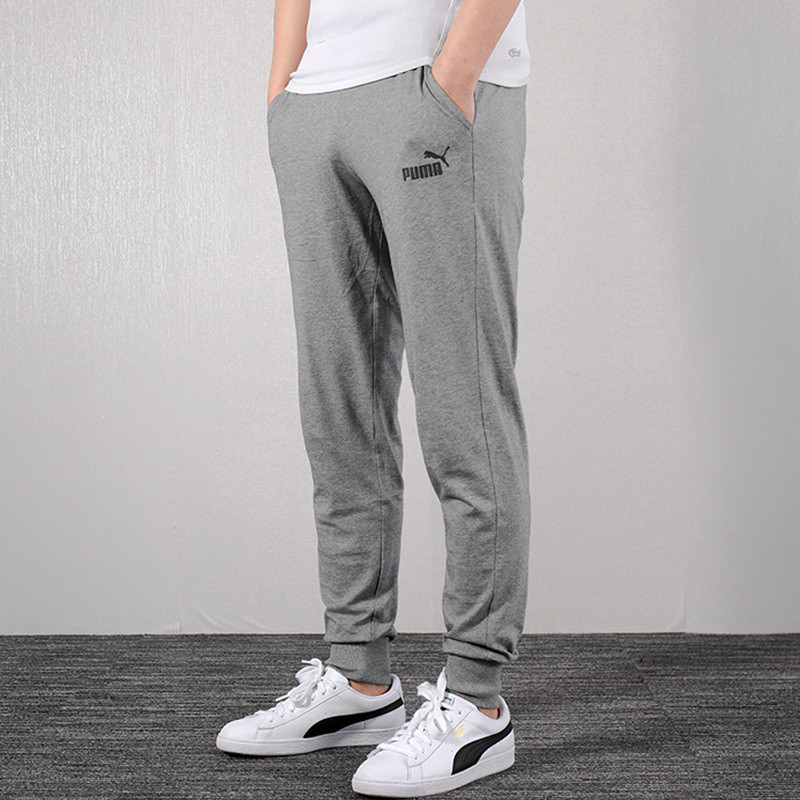 PUMA彪马男裤休闲运动裤时尚针织小脚长裤843729-03 L 843729-03