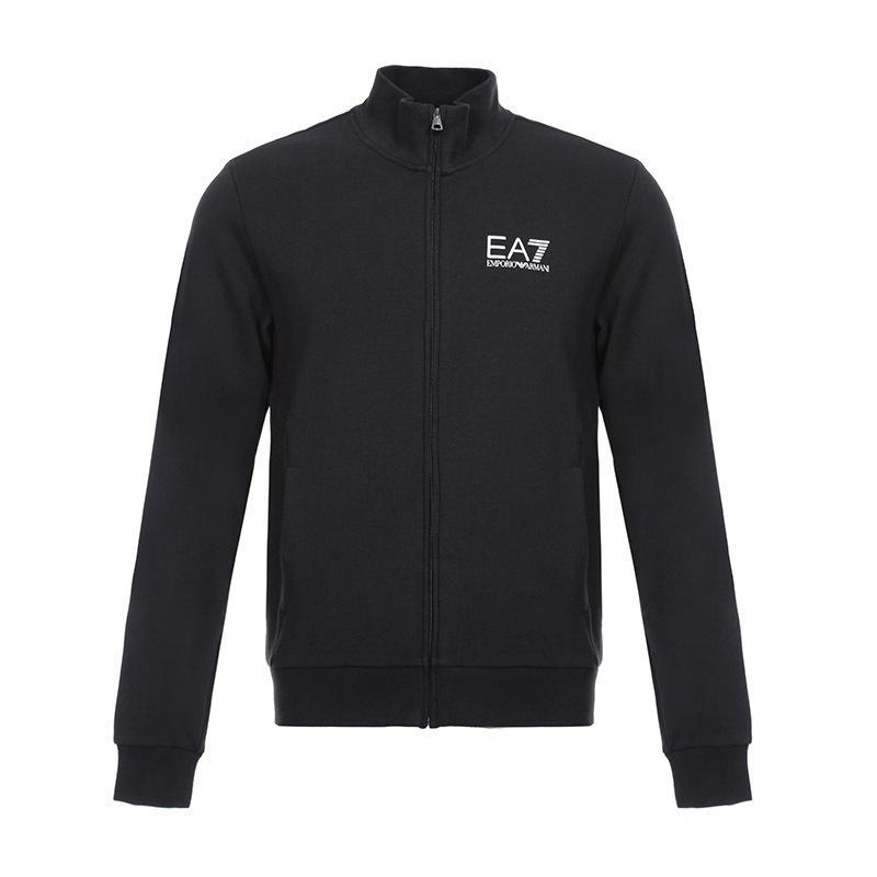 EMPORIO ARMANI EA7 阿玛尼 男士聚酯纤维立领上衣 6ZPM55 PJ07Z 1200-黑色 S