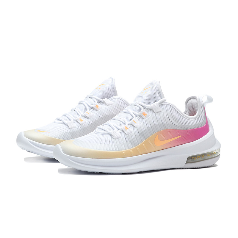 NIKE耐克女鞋休闲鞋AIR MAX系列气垫樱花粉时尚运动鞋BQ0126 BQ0126-101白+柠檬橙+激光紫红 37.5码
