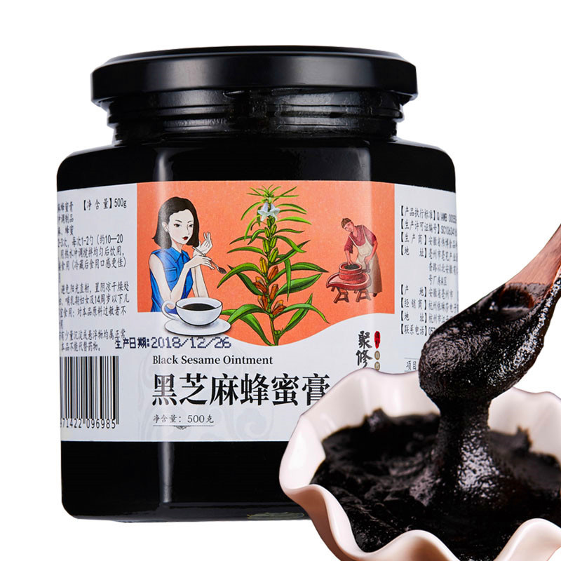 聚修堂 黑芝麻蜂蜜膏500克/瓶