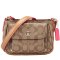 COACH 蔻驰 女包斜挎包 女士单肩斜挎包 奢侈品 卡其色0