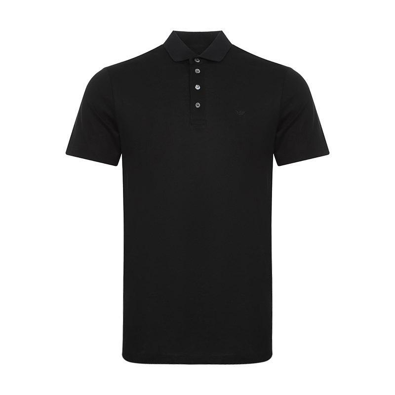 EMPORIO ARMANI 阿玛尼 男士混纺POLO衫 6Z1FN6 1JBQZ 0999-黑色 S