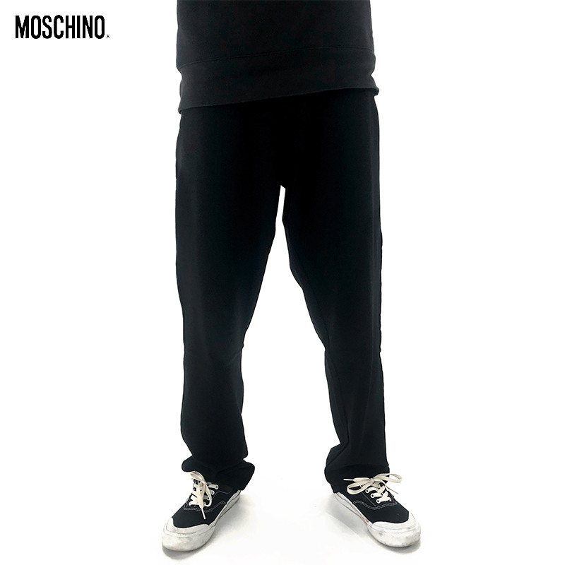 MOSCHINO 运动长裤男士 XS 浅灰
