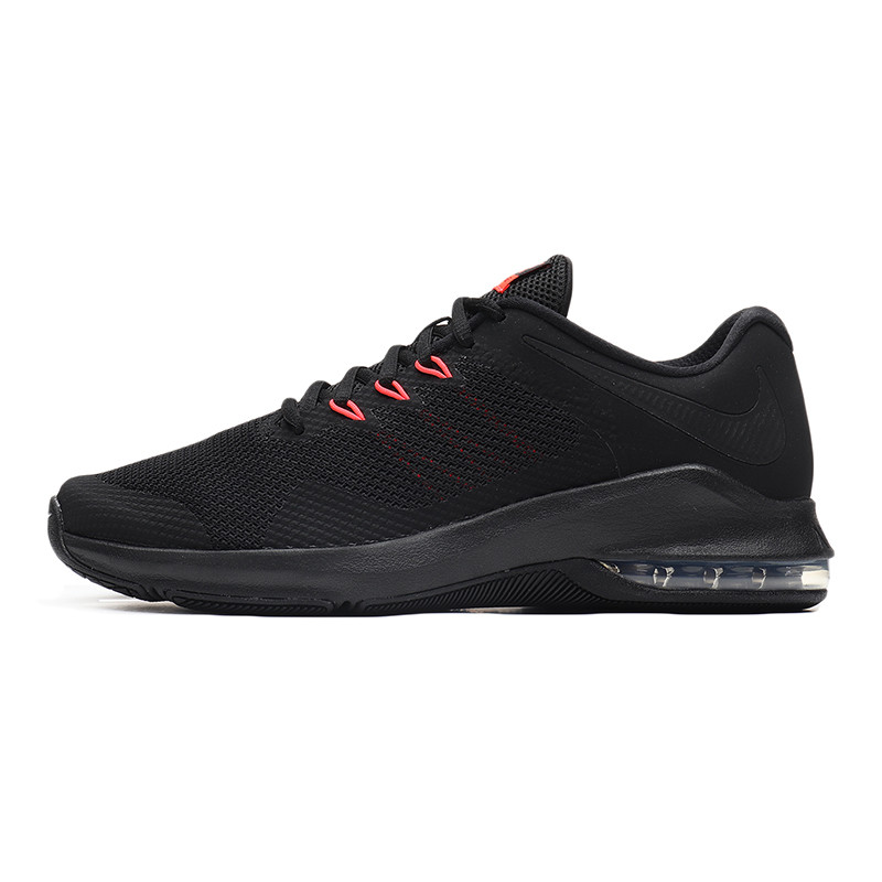 【自营】NIKE耐克男鞋训练鞋AIR MAX气垫系带跑步休闲运动鞋AA7060 AA7060-007黑+黑+亮深红 44码
