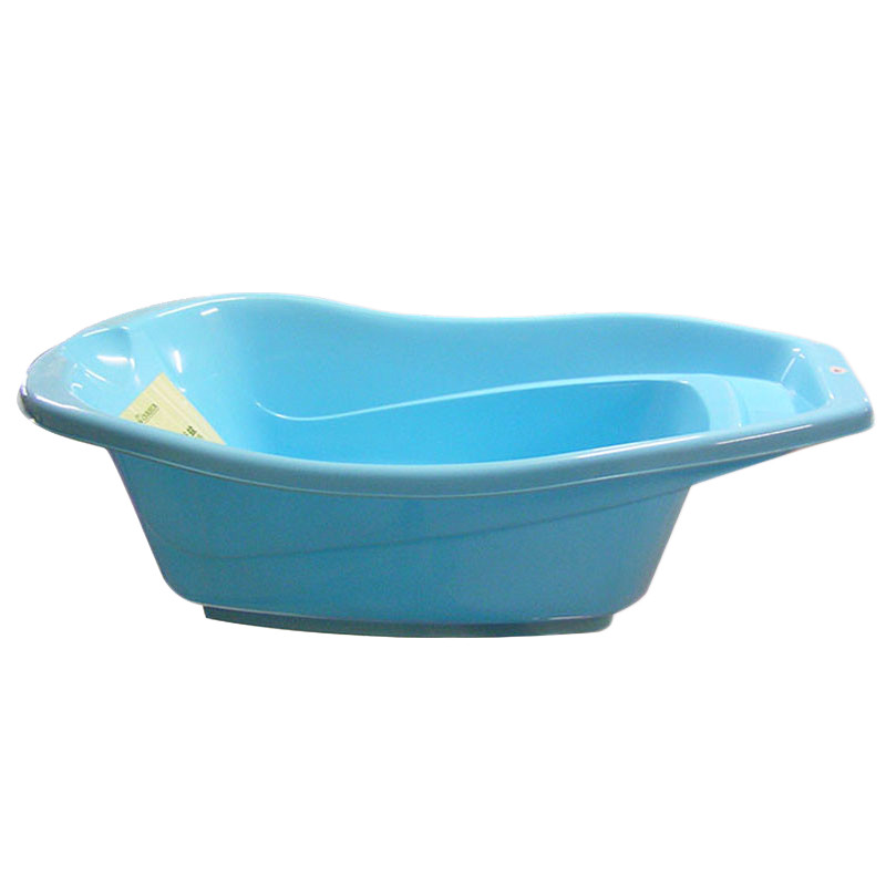 茶花中号浴盆母婴幼儿童宝宝洗澡盆 0409（蓝色）