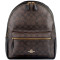 COACH 蔻驰 双肩包 欧美时尚拉链经典C logo双肩背包 深咖色
