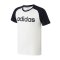 【自营】Adidas阿迪达斯NEO男装LOGO运动短袖休闲圆领T恤衫DW7919 XXL DW7919白+传奇墨水蓝