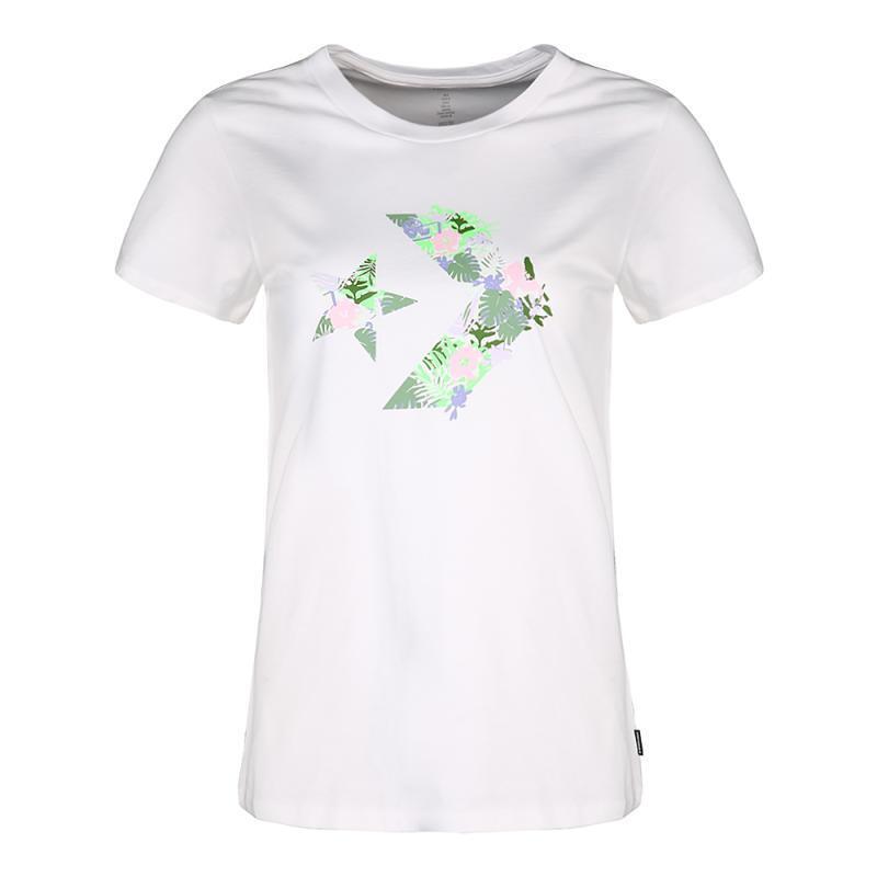 匡威（CONVERSE）夏季女装运动休闲舒适透气短袖T恤10007538 XL 10007538-A01（女）