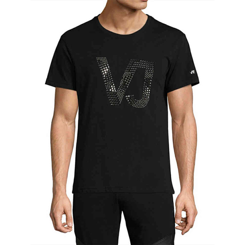 VJ圆珠短袖T恤 2XL 黑色