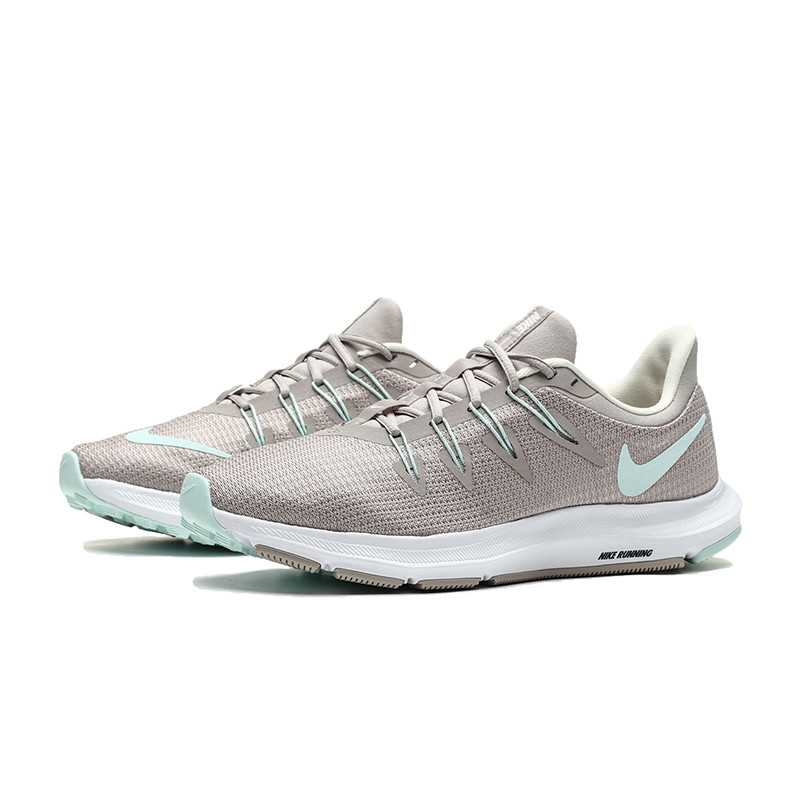 NIKE耐克女鞋跑步鞋网面透气轻便低帮休闲运动鞋AA7403 AA7412-200微粒月亮黄+浅青色+淡象牙白+白 38.5码