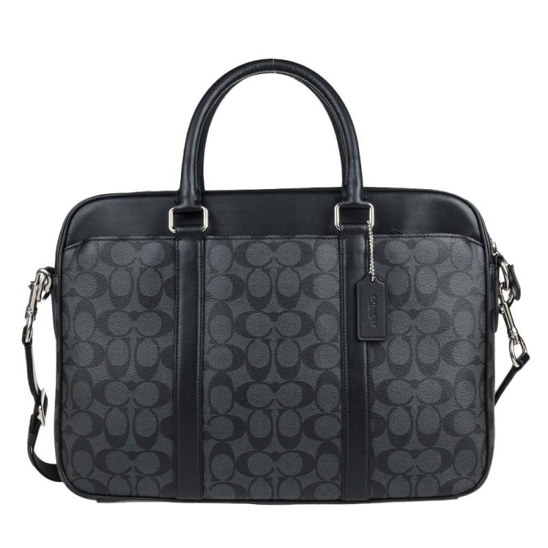 COACH PVC大号公文包F54803 灰色