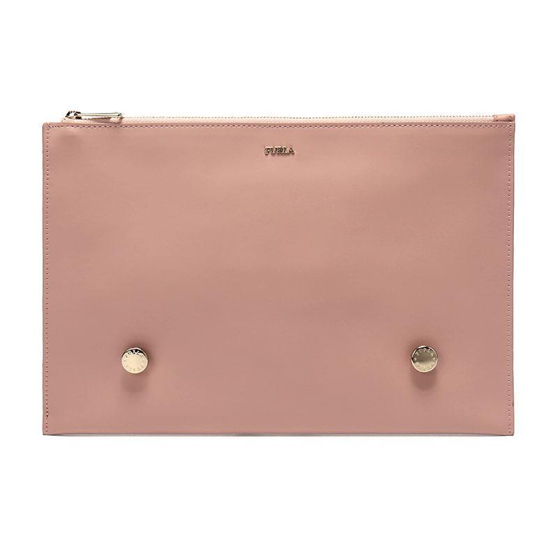FURLA 芙拉 MAGIA 女士系列 皮革手拿包 E ER65 VFO 963900-藕粉色