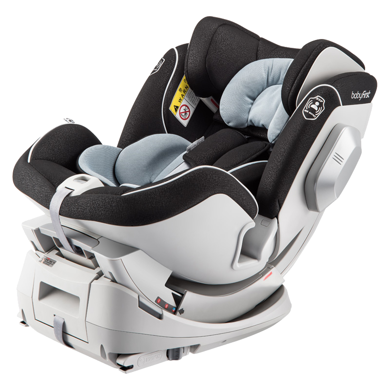 宝贝第一灵犀R160A安全座椅适合0-25KG（出生-约6岁）紫金黑