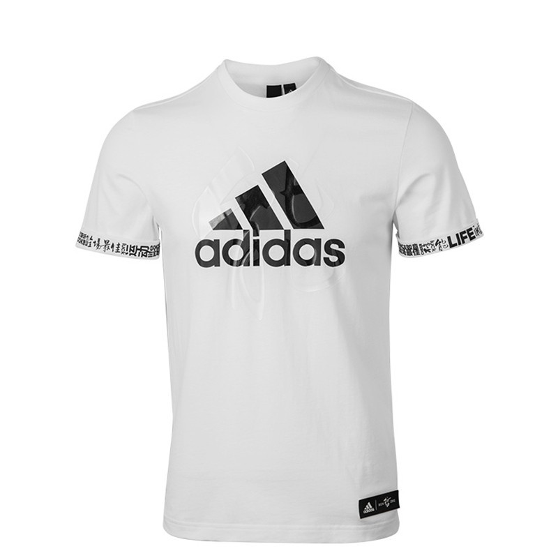 Adidas阿迪达斯短袖男装上衣2018秋季新款运动休闲T恤CV6998 EA2108 185/104A/XL