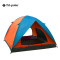 三极户外(Tripolar) TP1112 帐篷野营双层双门户外撞色沙滩郊游露宿手动搭建多用帐篷 桔色+蓝色