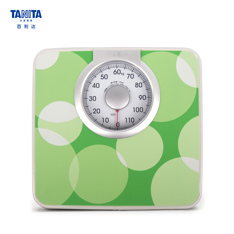 日本百利达(TANITA)机械秤体重秤 健康秤 HA-620 绿色
