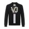 Versace JEANS 范思哲 男士虎头棉质圆领长袖卫衣运动衫 B7GTA7FL 36604 899-黑色金色 S