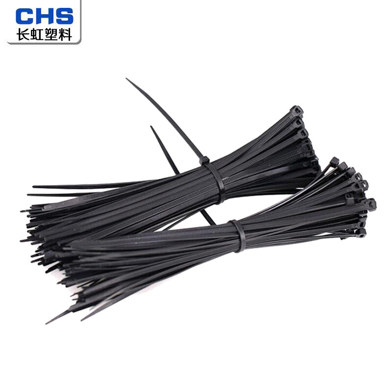 CHS 长虹塑料尼龙扎带束线带理线带扎线带 8*300（200根/包）1包 黑色