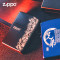 zippo原装进口打火机 经典黑耀冰防风煤油磨砂打火机 黑-LR