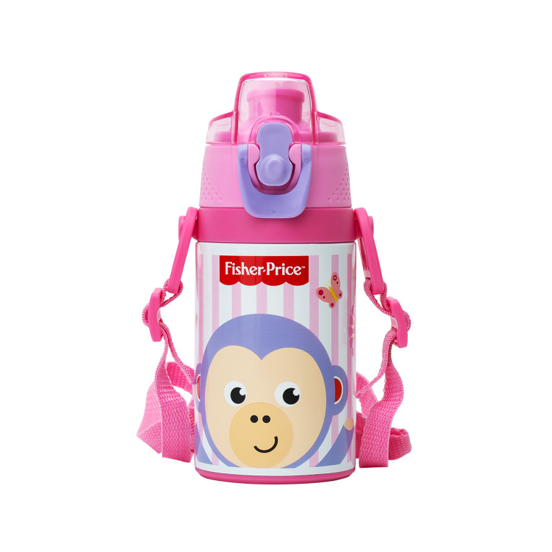 费雪牌(FISHER-PRICE) 母婴幼儿童抽真空保温杯套装 FP-8045A 粉色 适用年龄：12个月以上