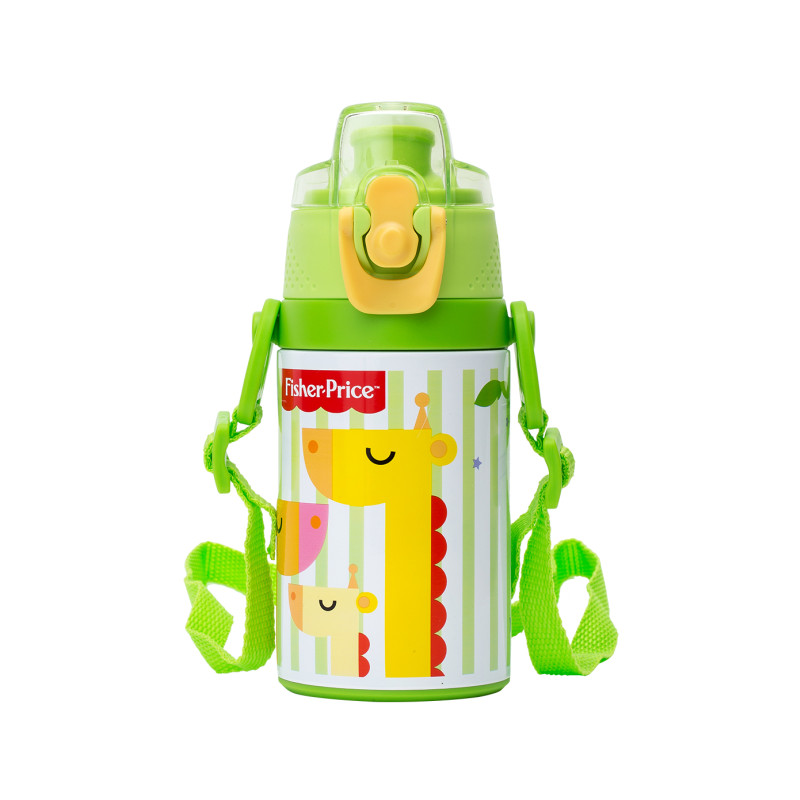 费雪牌(FISHER-PRICE) 母婴幼儿童抽真空保温杯套装FP-8045C 绿色 适用年龄：12个月以上