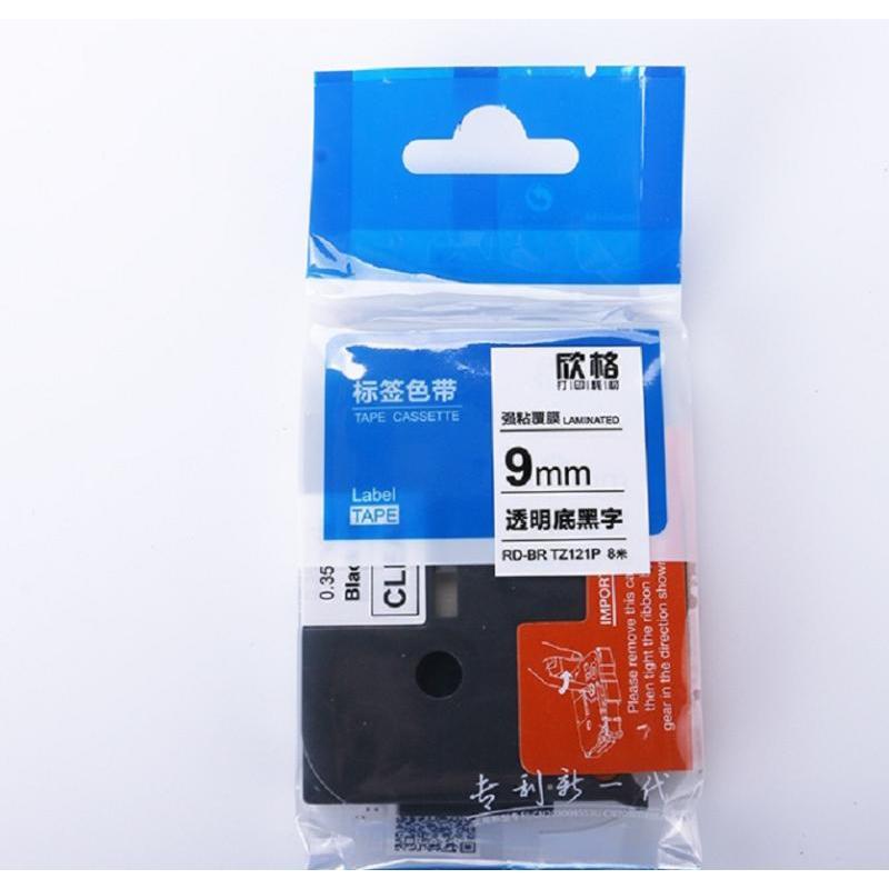 欣格 9mm黄底黑字色带 RD-BR TZ621P（ 单位：盒 ） 黑色