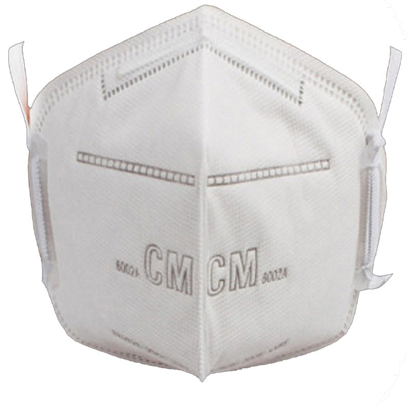 CM朝美 无 呼吸阀 口罩 6002A-1 白色（单位：只） 白色