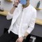 凯仕达K.SHIDA防晒衣男青年夏季学生韩版修身夹克棒球服薄款透气皮肤衣外套男户外风衣 大白色 4XL