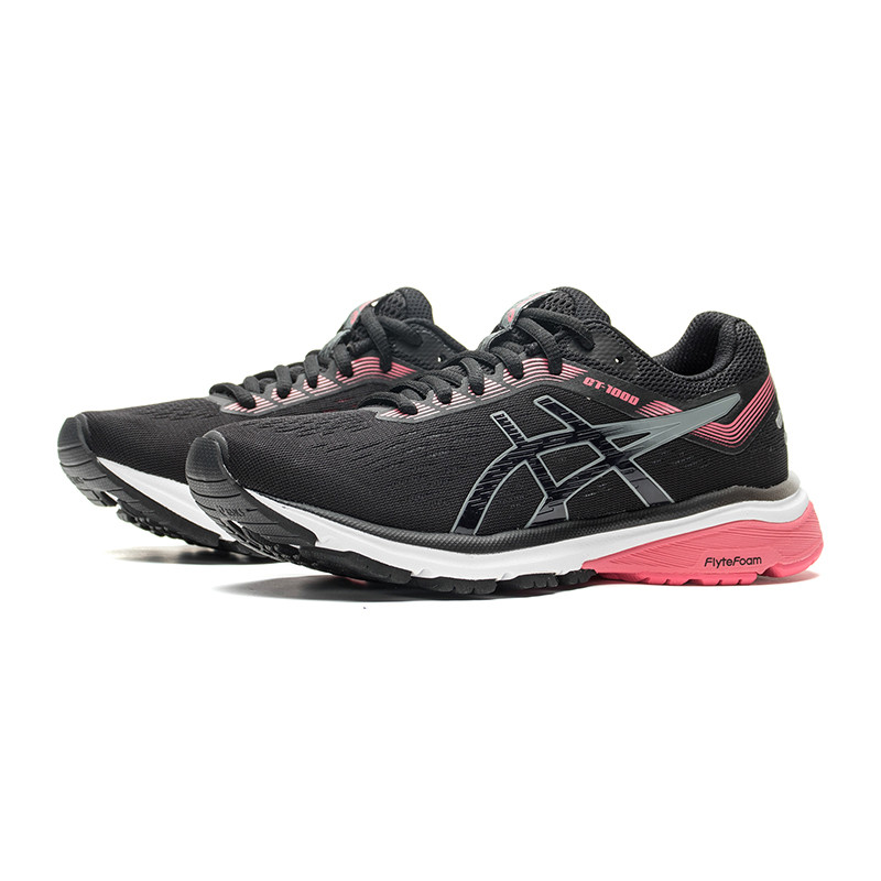 【自营】ASICS女跑步鞋GT-1000 7稳定运动鞋1012A030-004 1012A030-004紫红色 37码