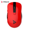 钛度（Taidu）TWG100 无线鼠标 舒适曲线 蓝牙鼠标 办公鼠标 左手适用型（红色）