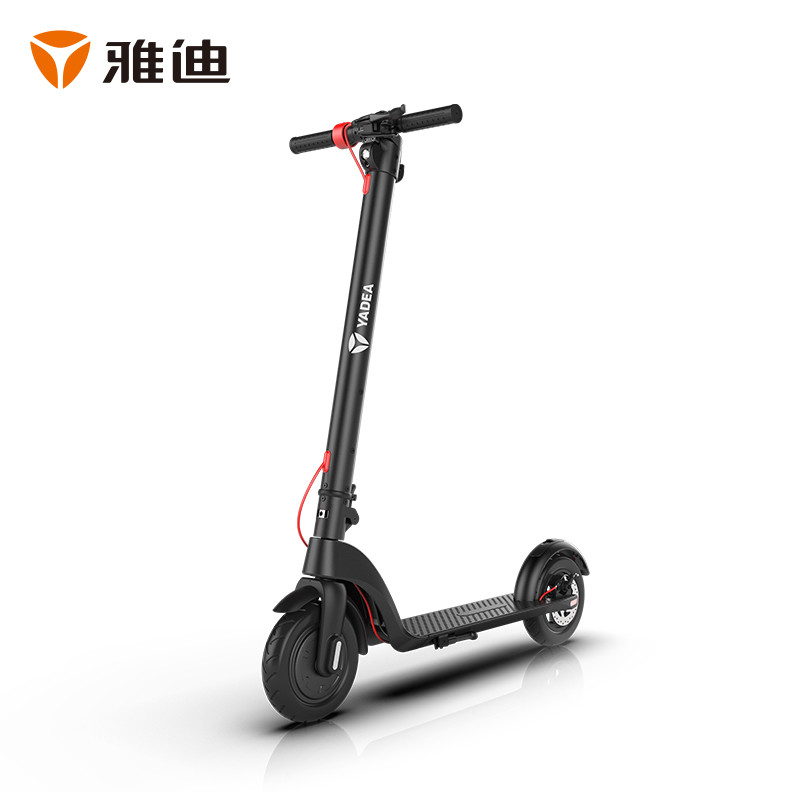 雅迪 L1 雅迪电动滑板车漂移车折叠便携迷型你双轮代步车 钛灰