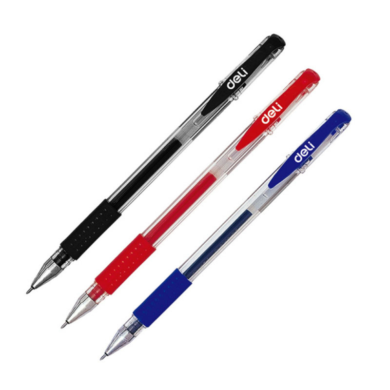 得力(deli) 中性笔0.5mm(12支/盒) DT 6600 蓝色