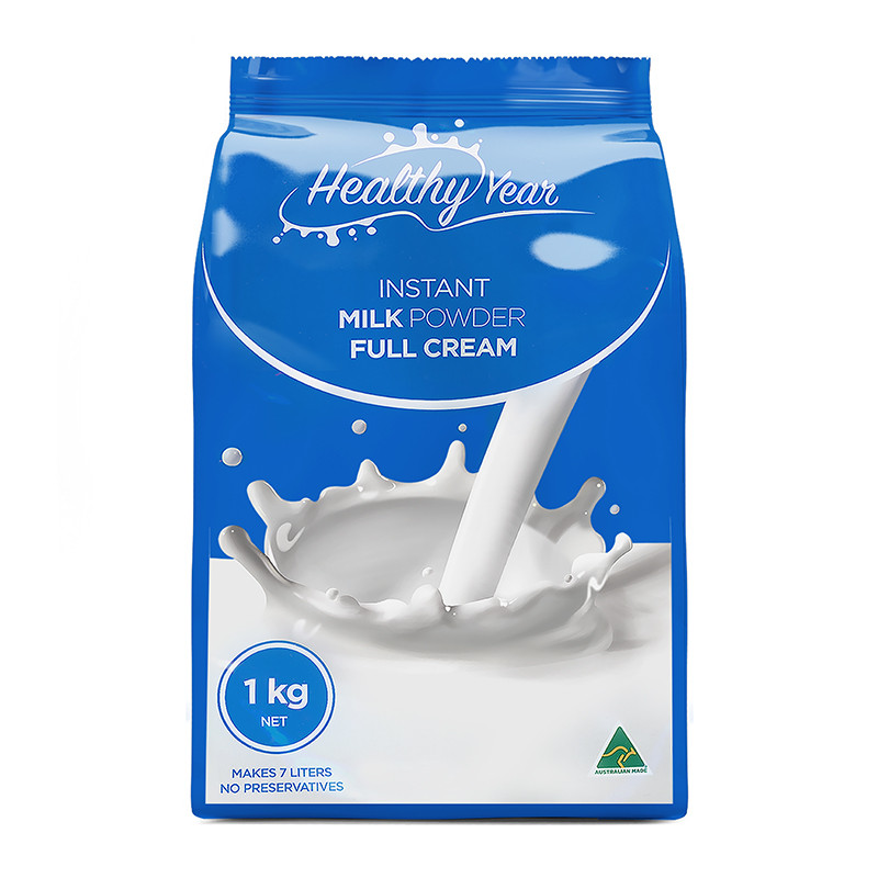 合怡(Healthy Year) 全脂高钙成人奶粉大袋家庭装澳洲原装进口1kg*2
