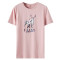 罗蒙(ROMON)夏季男士商务休闲圆领短袖T恤 LM3012 粉色 3XL