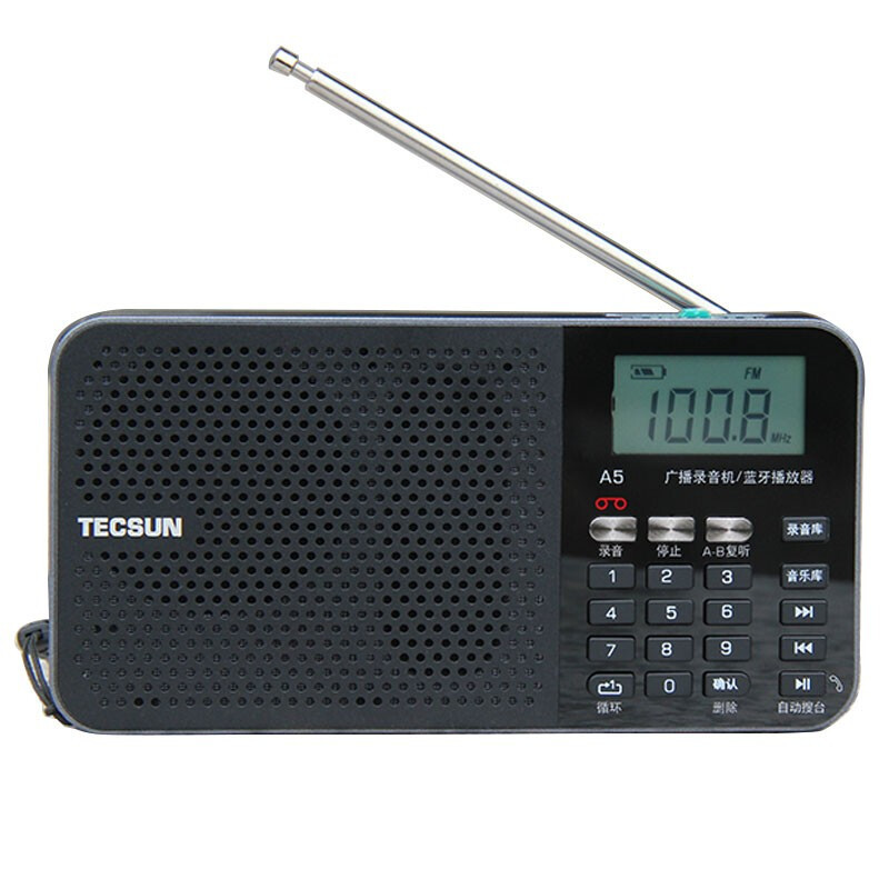 德生(TECSUN) 收音机 A5 黑