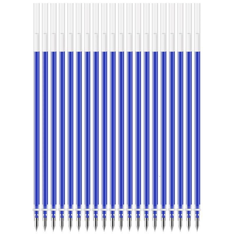 得力（deli）中性笔芯S760 0.5mm 20支/盒 3盒装 蓝色