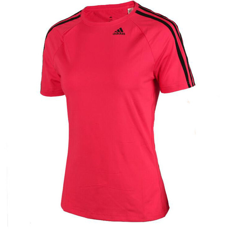 Adidas阿迪达斯短袖女装夏季训练跑步休闲透气圆领短袖T恤CD1956 BK2685 XS