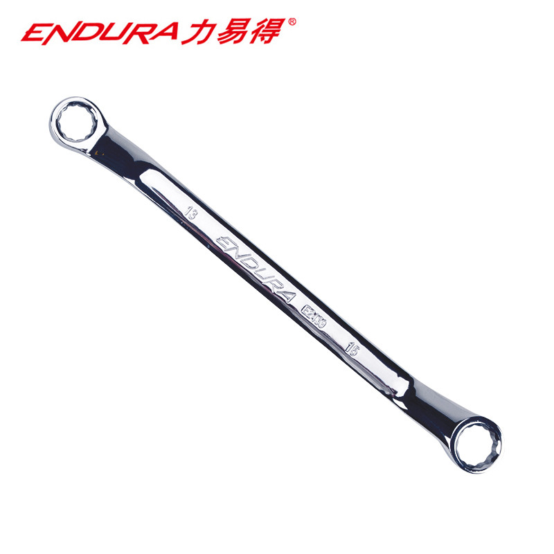力易得（ENDURA）全抛光铬钒钢双头梅花扳手 10*12mm 货号E2435
