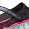 Skechers斯凯奇童鞋2019女童玛丽珍搭带休闲鞋轻盈舒适透气布公主鞋996460_4 黑色/桃红色/BKHP 29