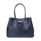 Longchamp 珑骧 女士ROSEAU系列牛皮中号手提单肩包 2686 871 006-海军蓝