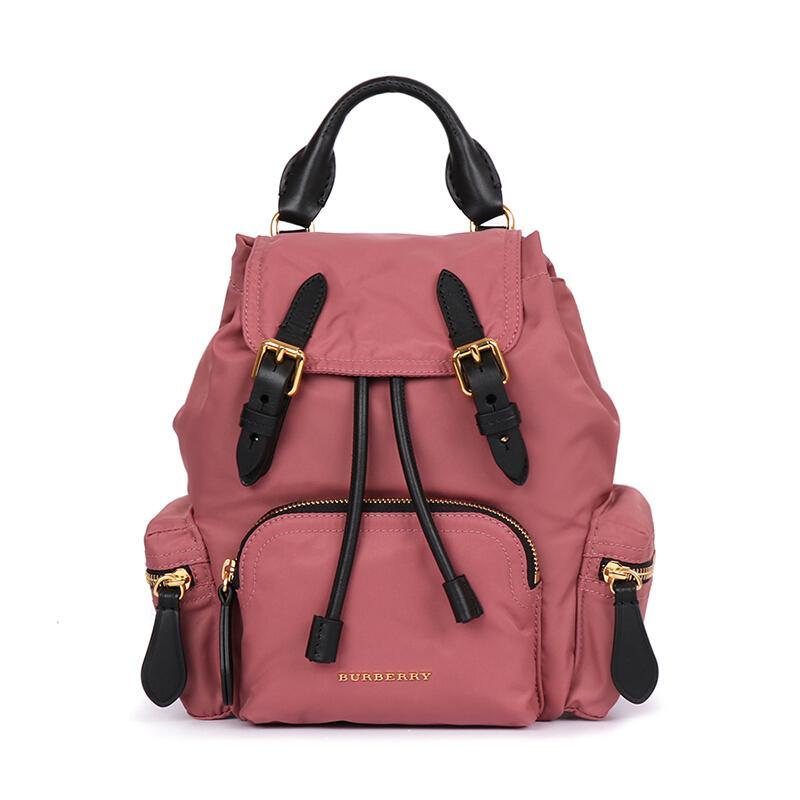 BURBERRY 博柏利 女士织物小号军旅背斜挎包 4075970 4075971 40759741-粉葵色