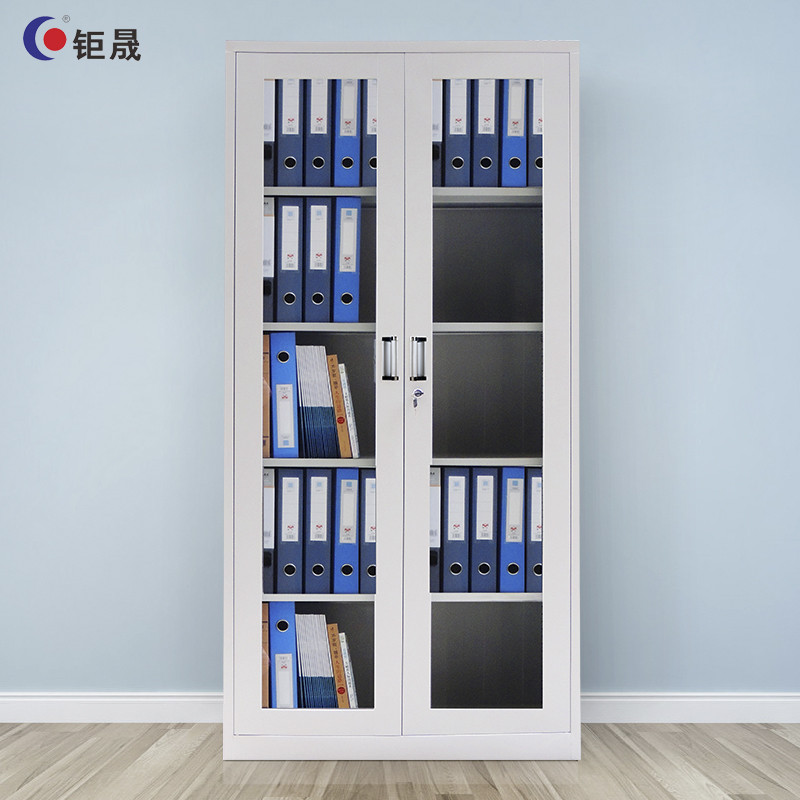 钜晟办公家具钢制文件整装柜通玻文件柜