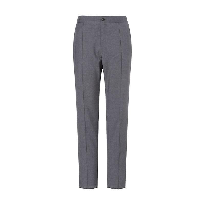 Z Zegna 杰尼亚 男士羊毛休闲裤长裤 7336C2 5ZF026-灰色 46