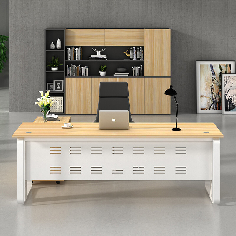 办公桌经理桌电脑桌职员桌现代简约写字桌老板桌主管桌 2.2*0.9m