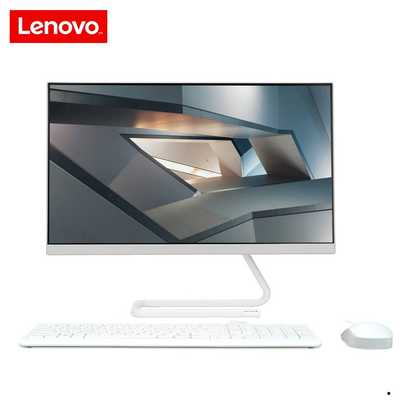 联想(Lenovo)AIO520C-24 I5-8400T/4G/1T/2G独显/无线键鼠/23.8寸/白色/定制一体机