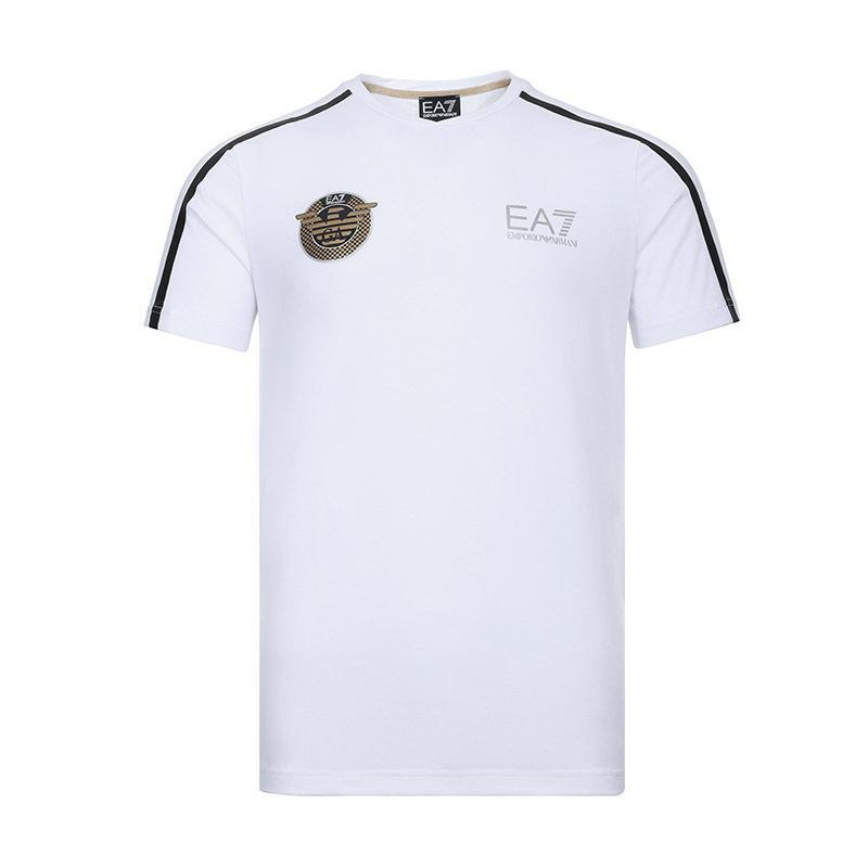 EMPORIO ARMANI EA7 阿玛尼 男士混纺圆领短袖T恤衫 3GPT33 PJL2Z 1100-白色 XL